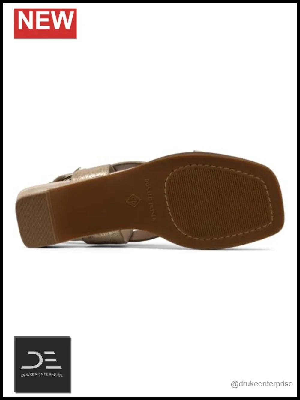 Metallic Leather Gladiator Wedge Sandal with Memory Foam Insole & Buckle